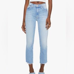 EUC Mother Denim - Size 30- The Insider Crop Step Fray “Fresh Catch” Wash